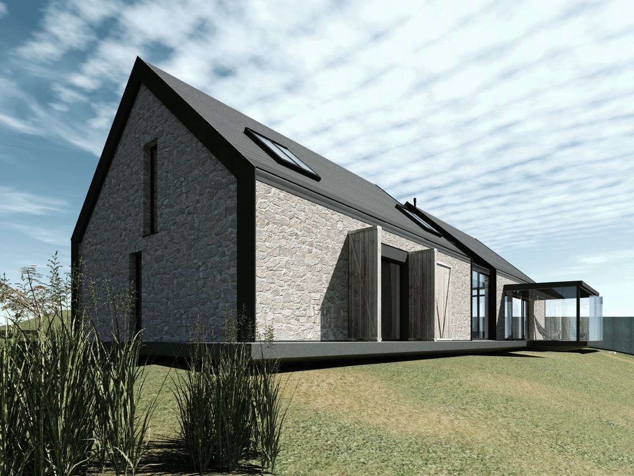 Wizualizacja domu jednorodzinnego