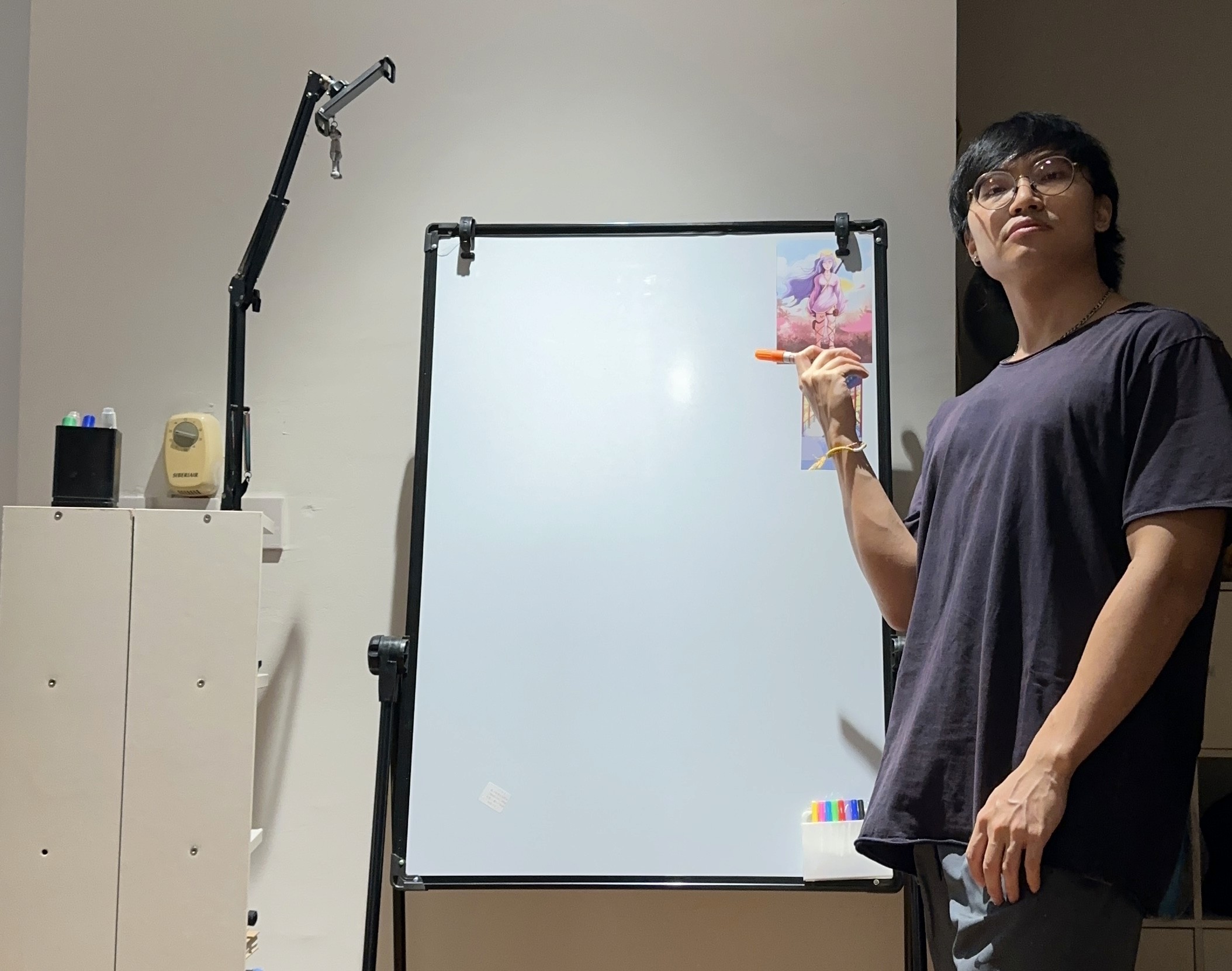 “New whiteboard. What do you think?”