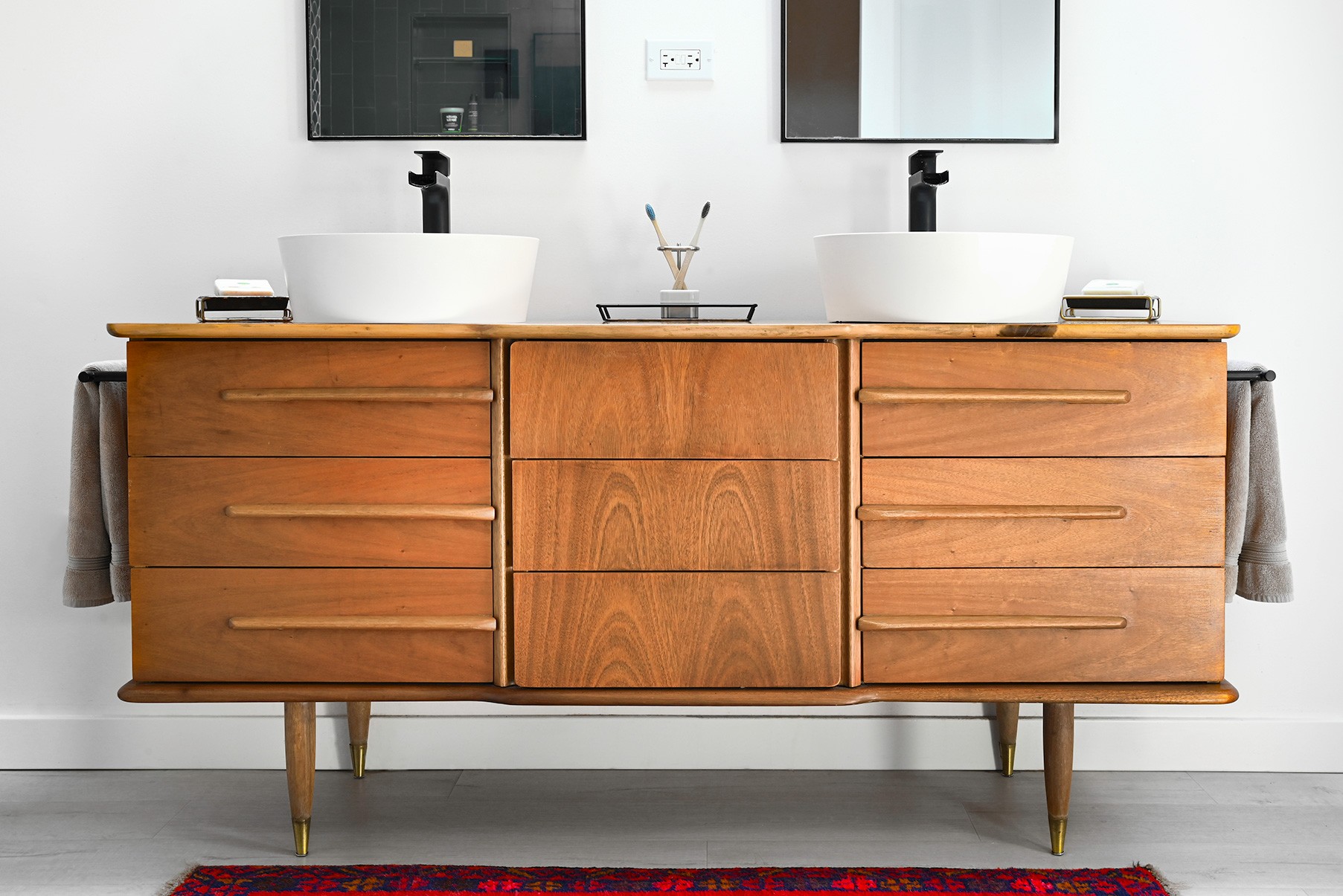 Mid-century bath furniture