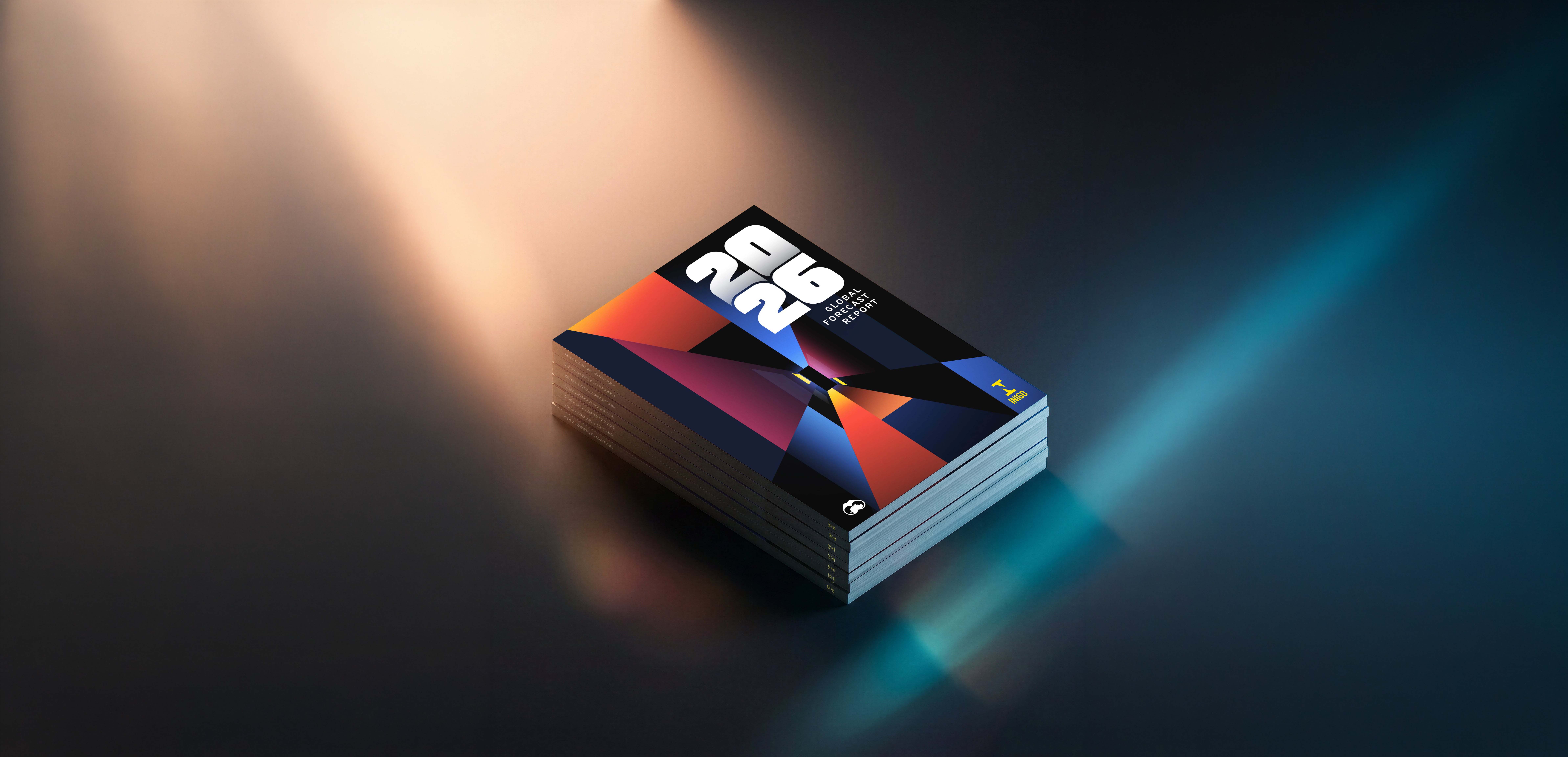 A stack of high quality brochures