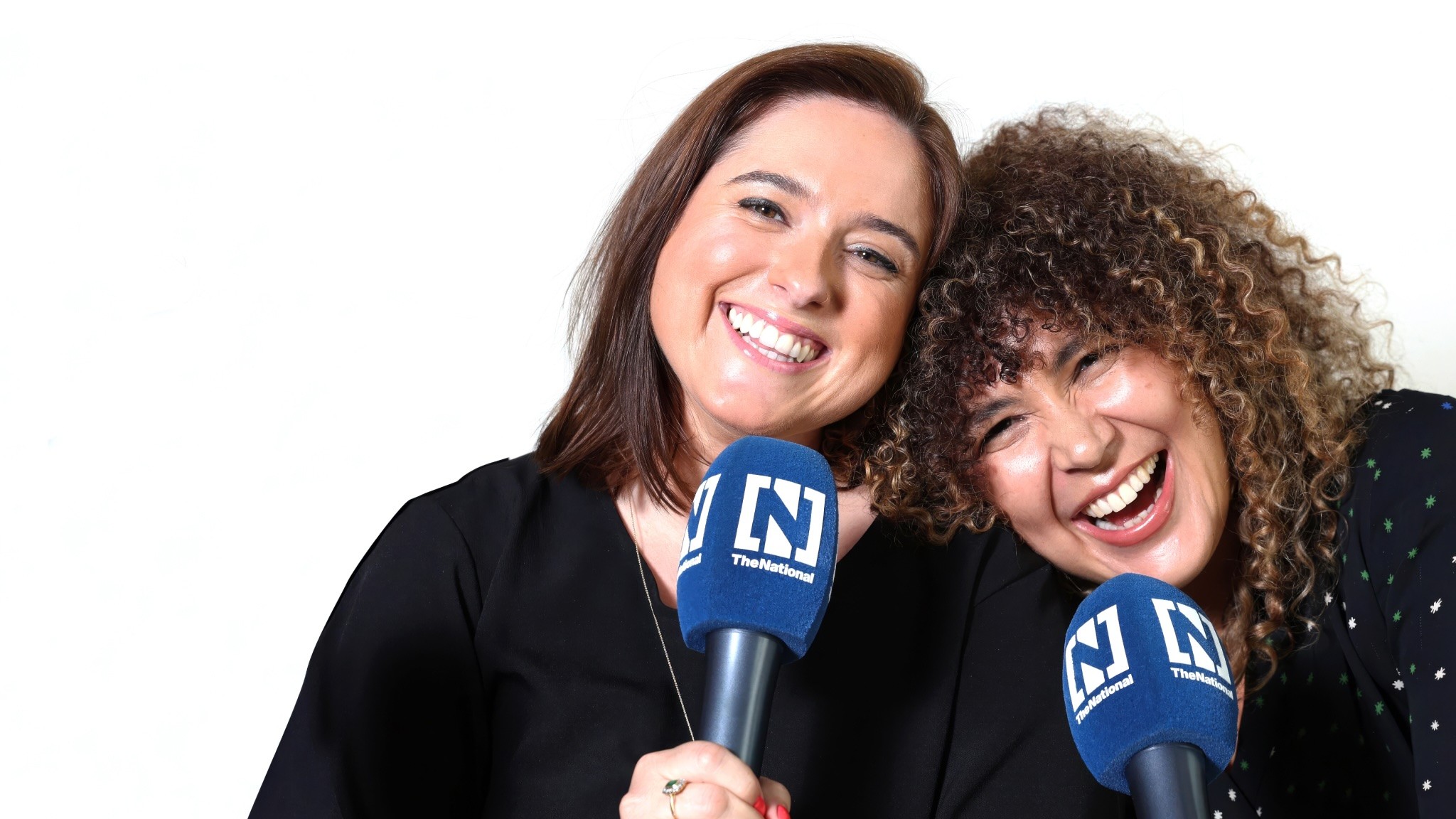 The National News Branding Logo Icon Mic Presenter
