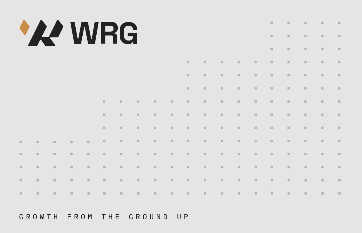 WRG graphic that reads "Growth from the Ground Up."