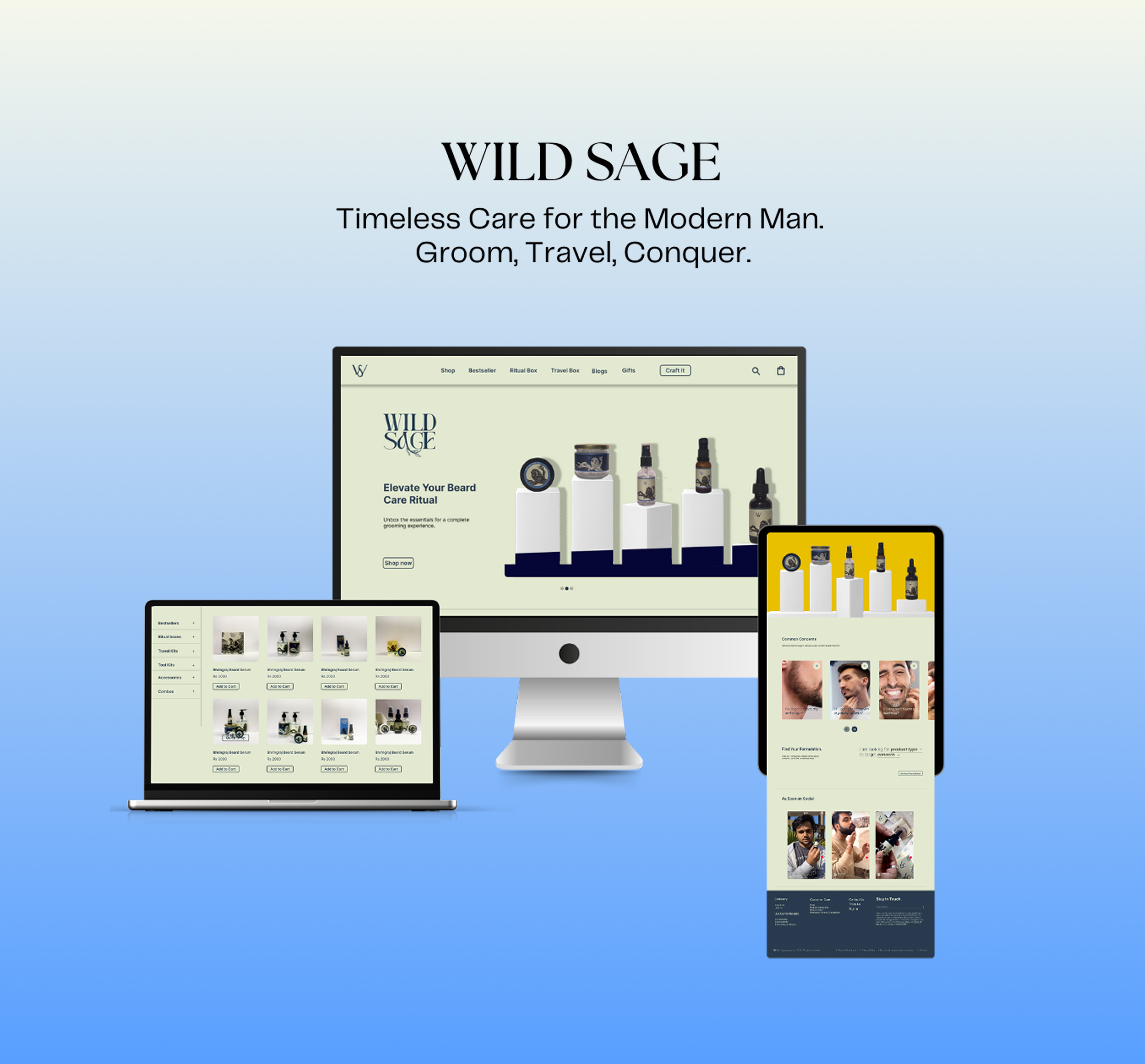 landing page, product page  & promotions page design