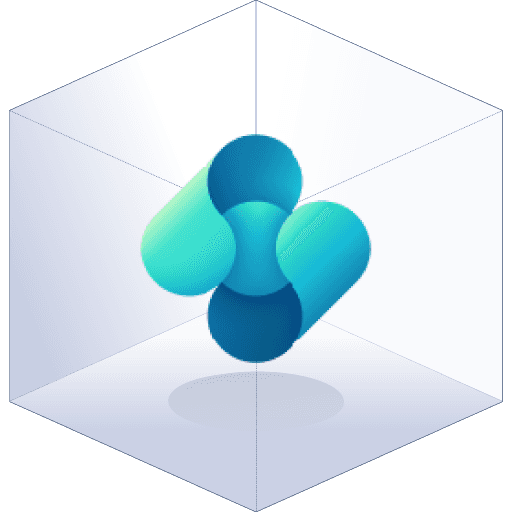 Microsoft MS Dynamics 365 Business Central logo for e-invoicing on a 3D hexagon