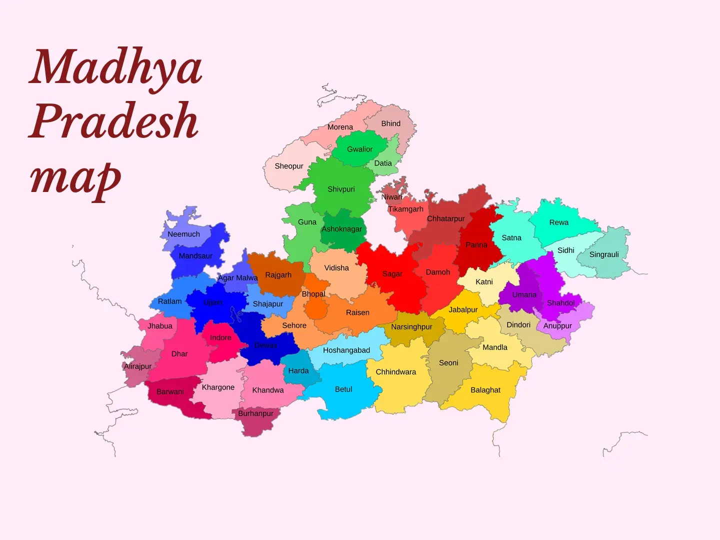 Madhya Pradesh Map