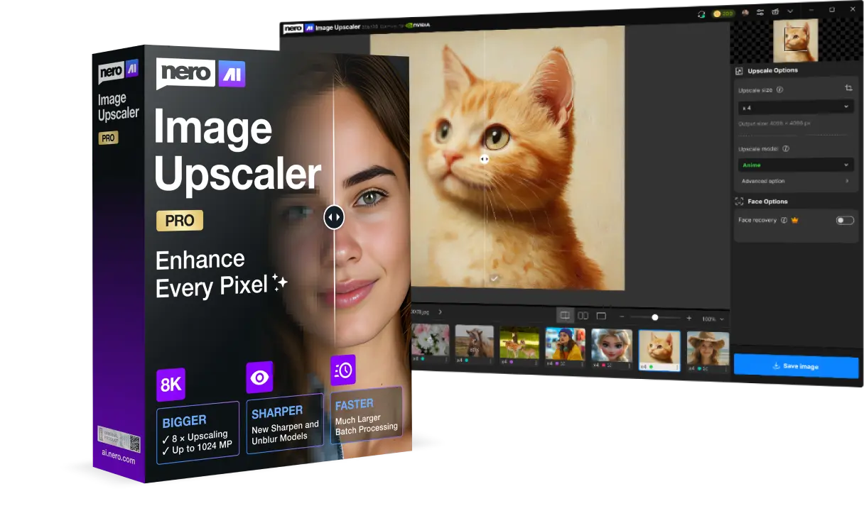nero ai image upscaler