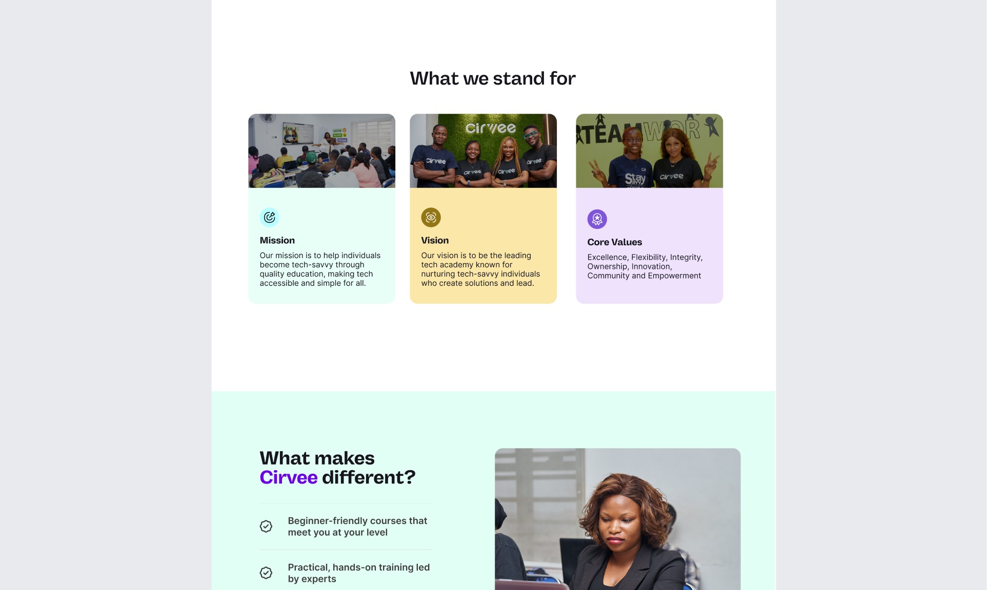 The bottom half of a screen of a mobile device