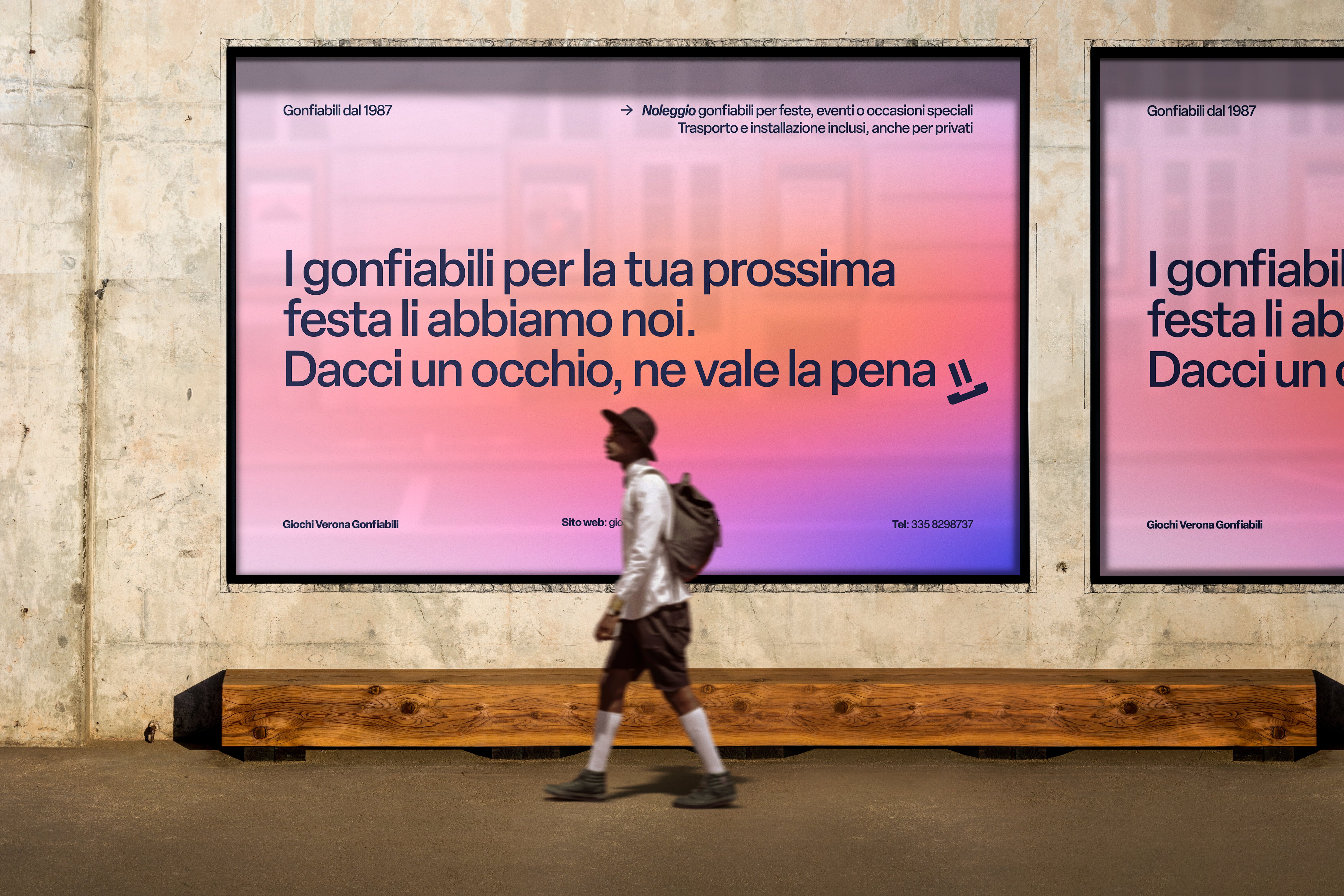 Advertising banner Giochi Verona Gonfiabili