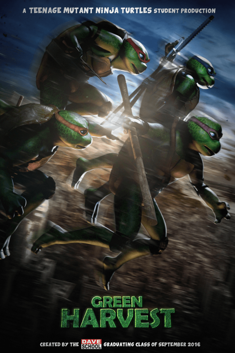 Blurred building with columns and central structure