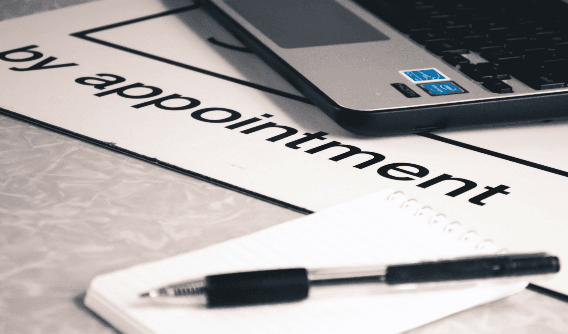 Computer and Appointment Book