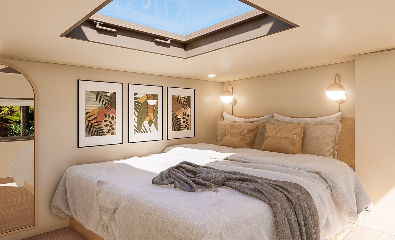 Master Bedroom in Petite Maison