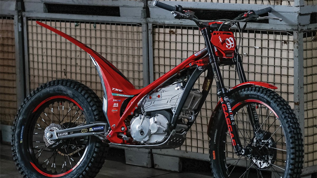 Gasgas electric txe e trial gp off road motorcycle vehicle motorbike