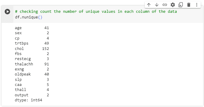 code-checking-data-nunique