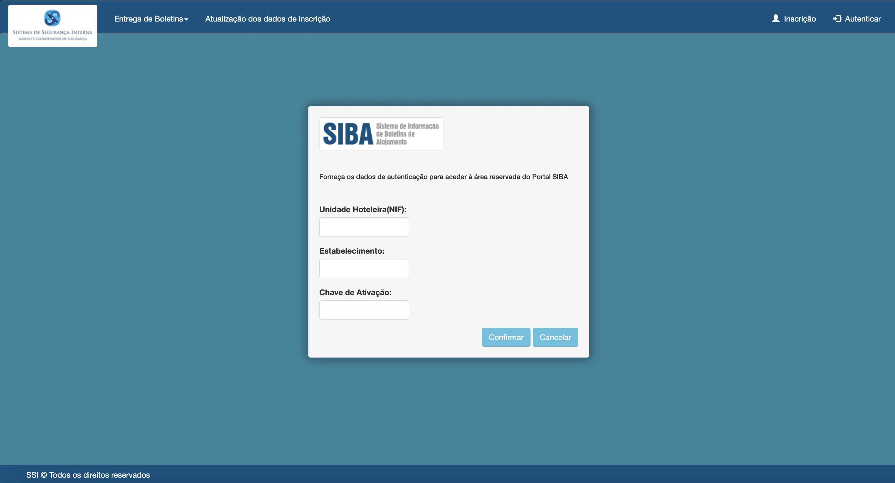 SIBA login