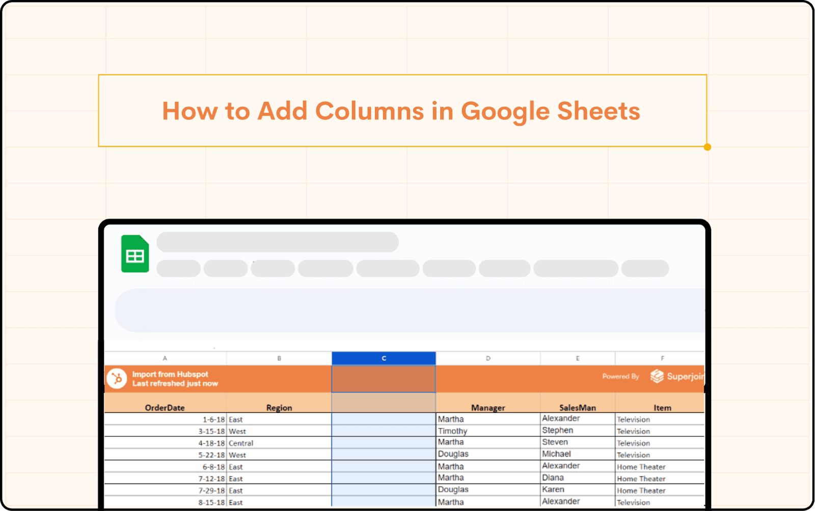 How to Add Columns in Google Sheets 