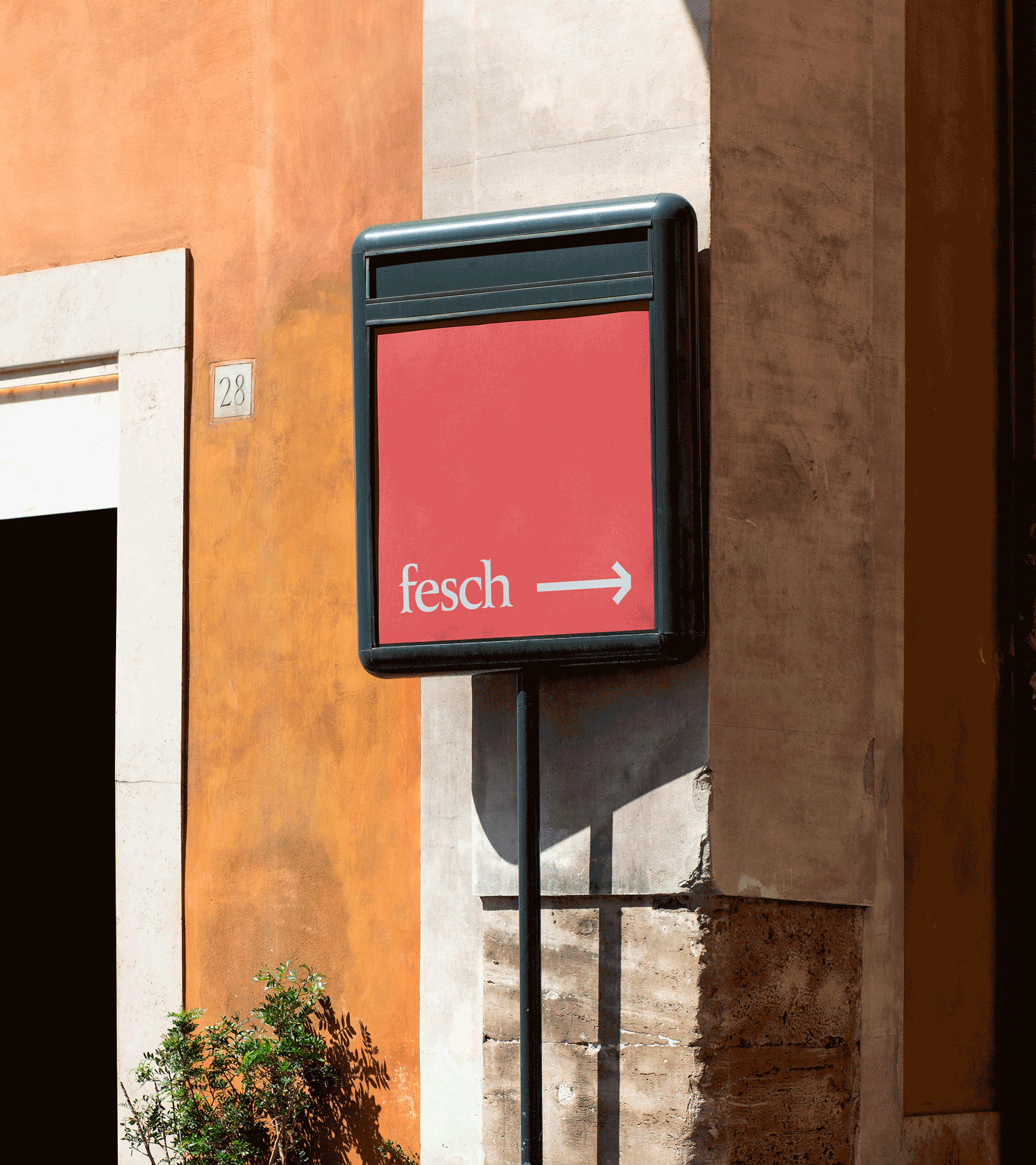 Affiche intéractive dans les rues d'Ajaccio