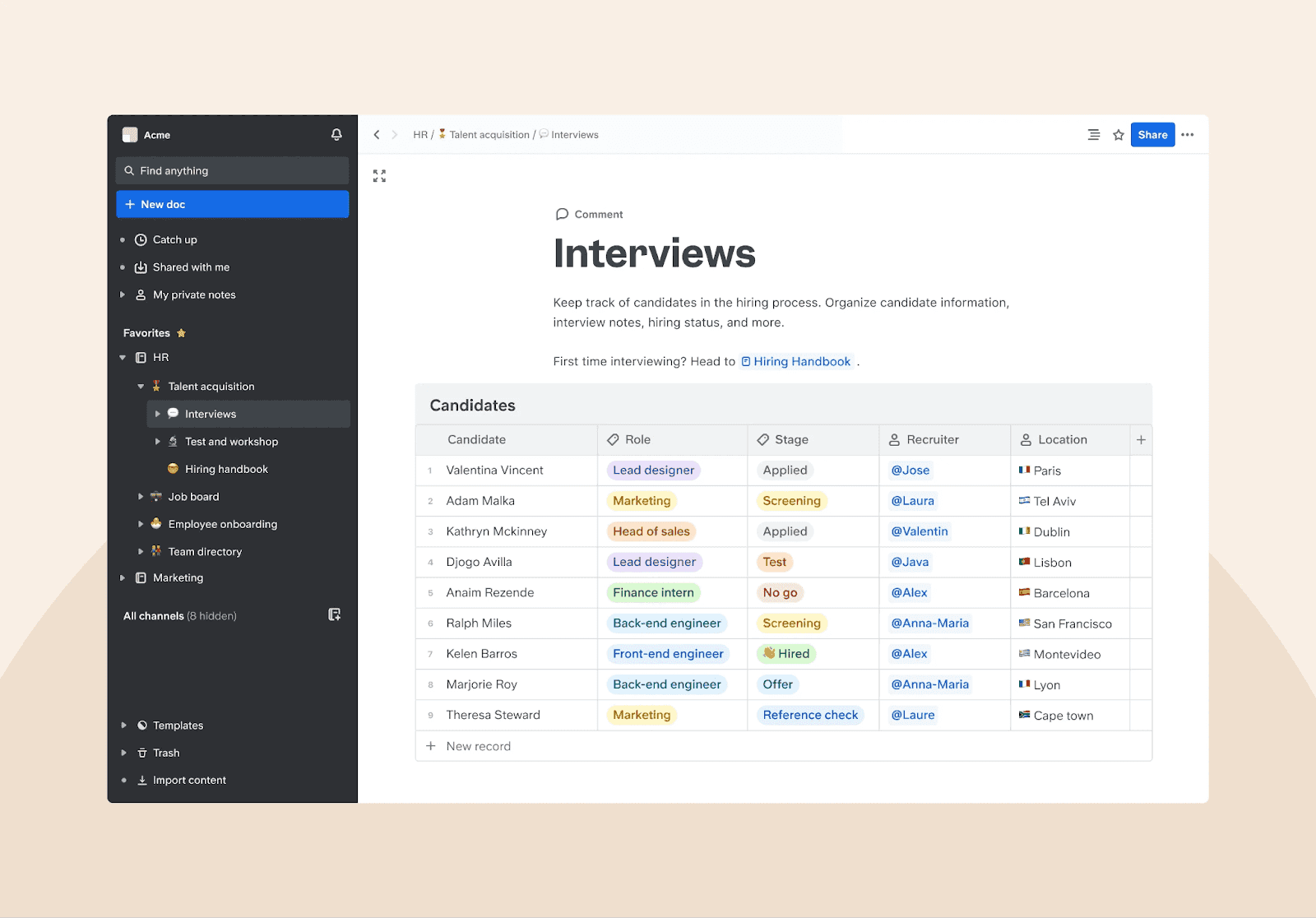 slite information management overview