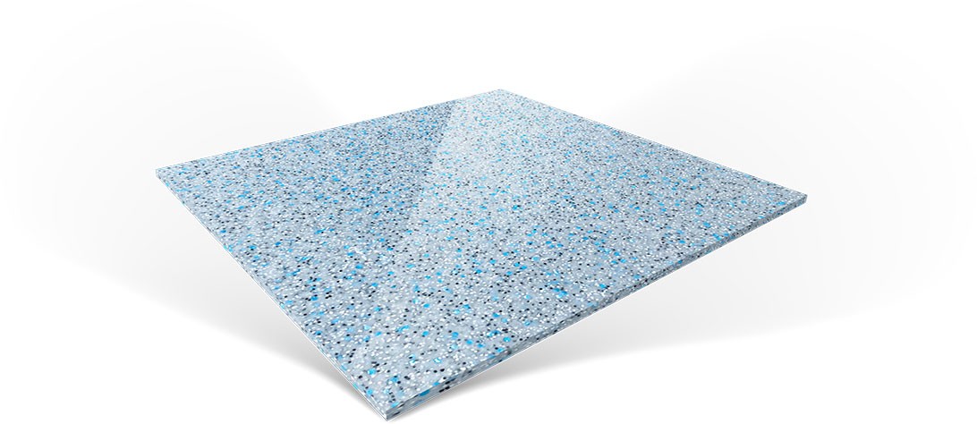 Angled view of Ice Silver