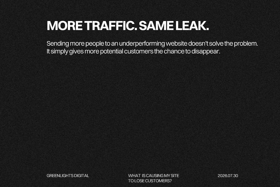 What is causing my website to lose customers