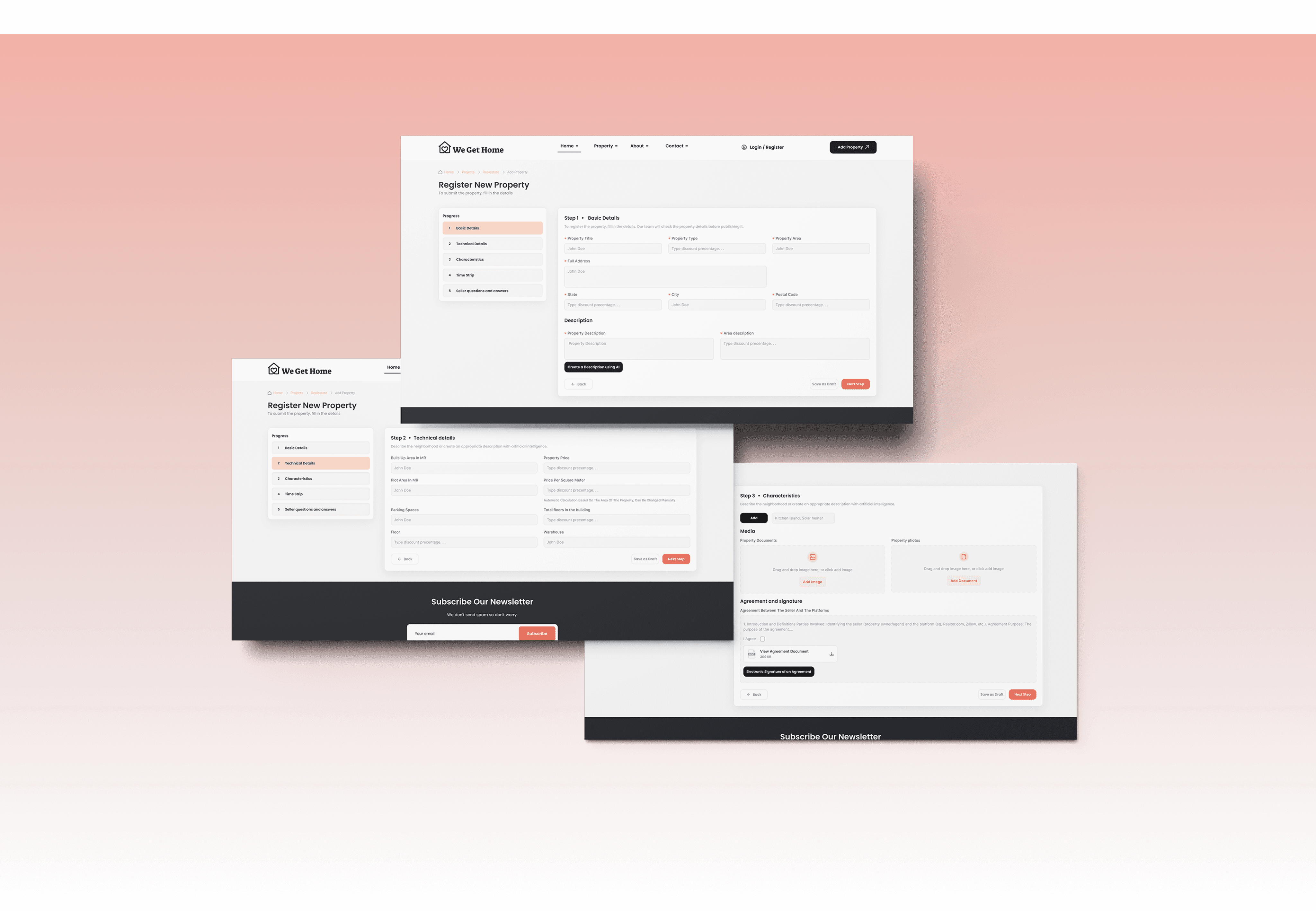 Project showcase laptop mockup