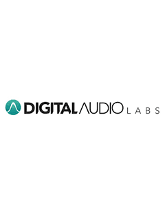 Digital Audio Labs Logo - Teal, Black and White