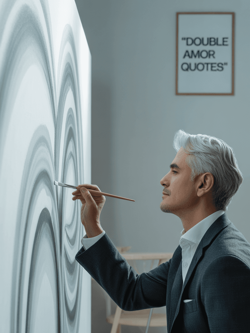 The grandeur of the universe text on blue background