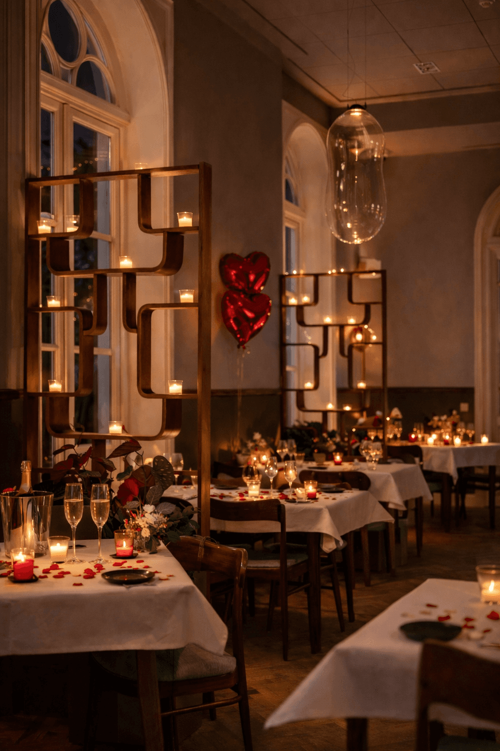 mountains with a road in between