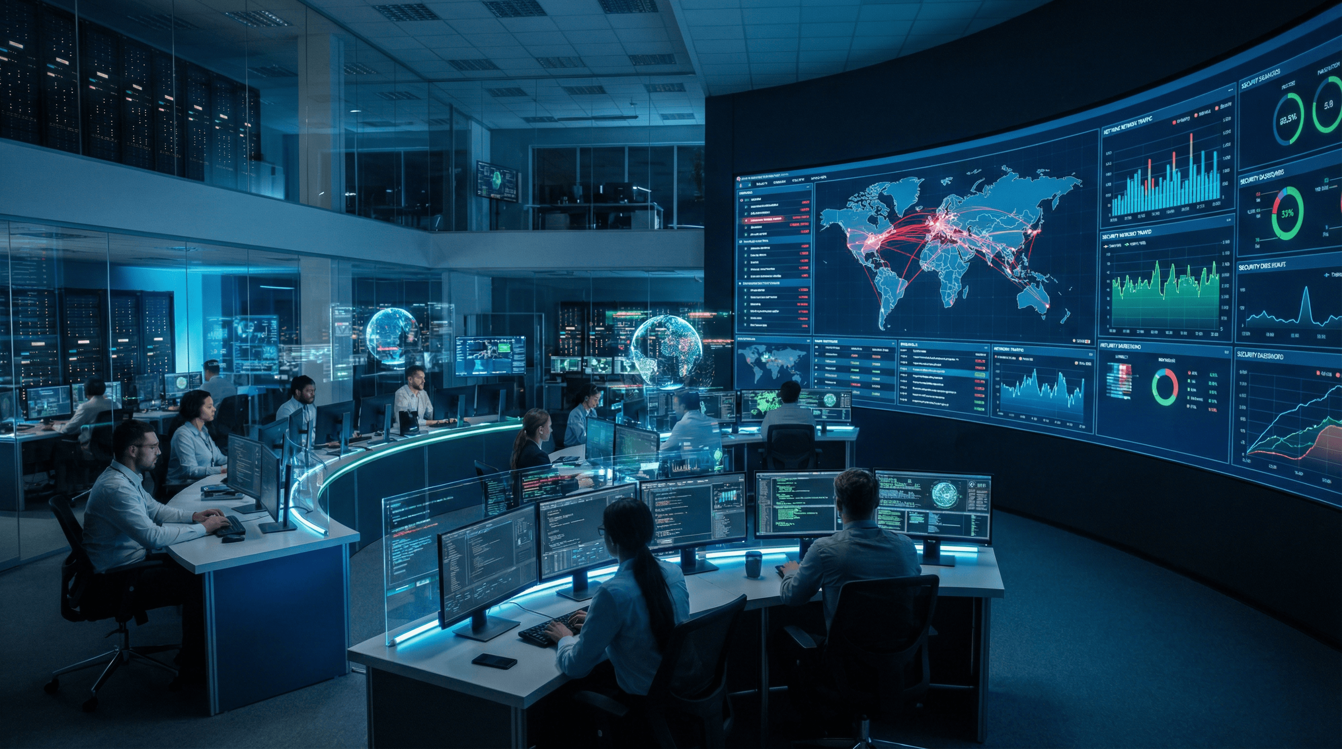 A vibrant, abstract representation of jagged mountain peaks featuring a gradient of colors including bright orange, soft purple, and deep blue against a dark background.