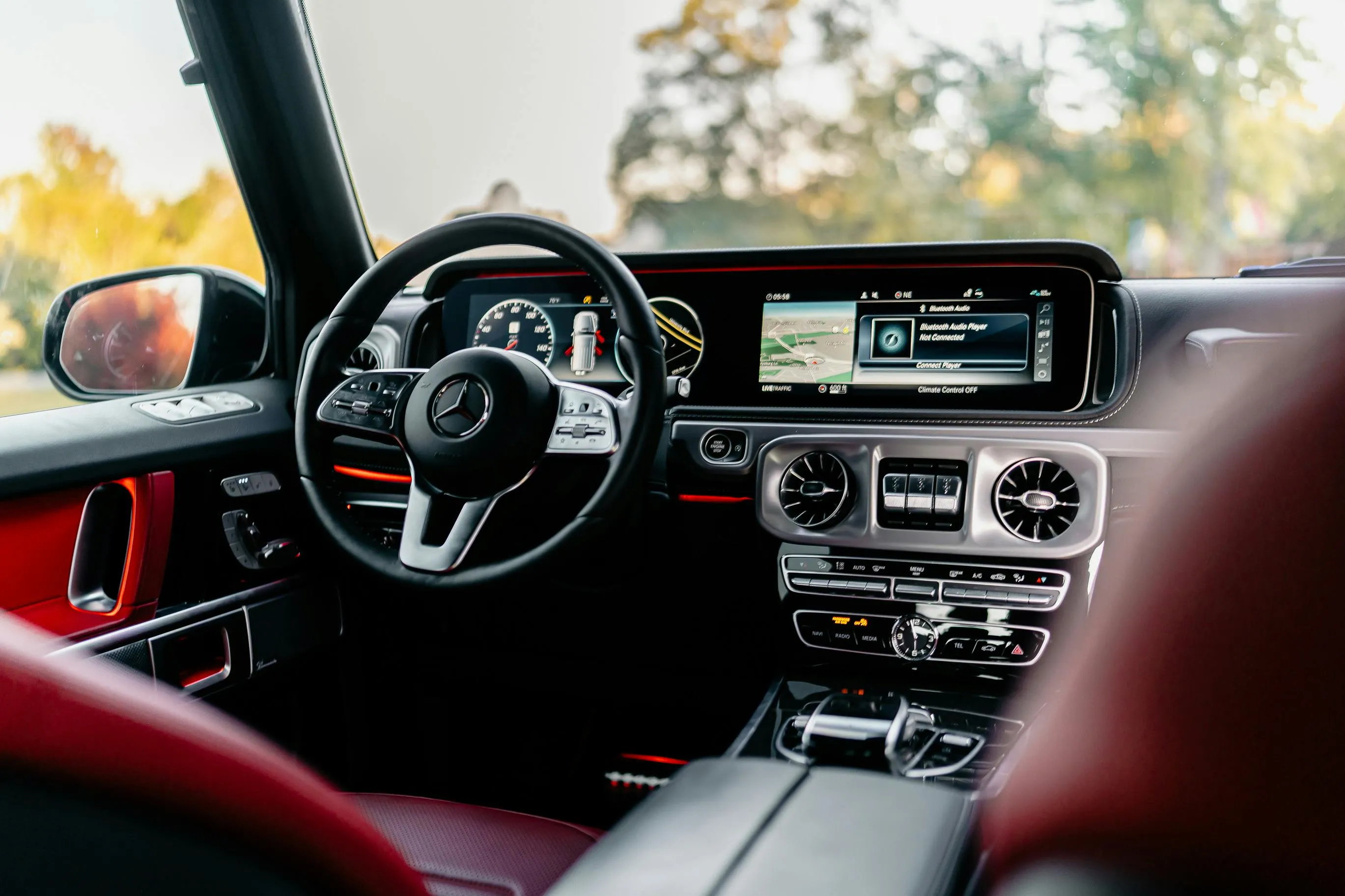 Luxury SUV interior dashboard