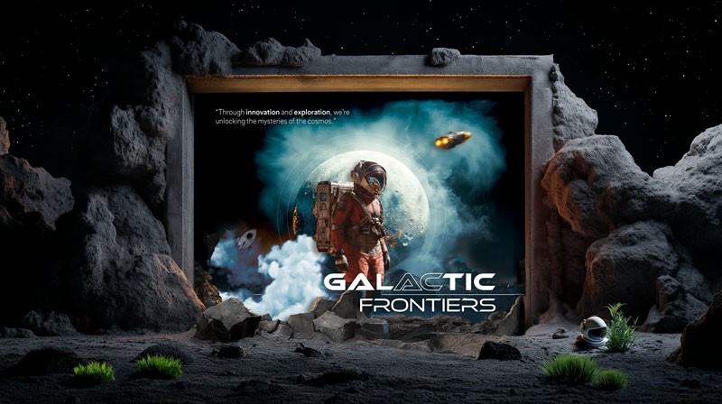 Poster Design of Galactic Frontiers