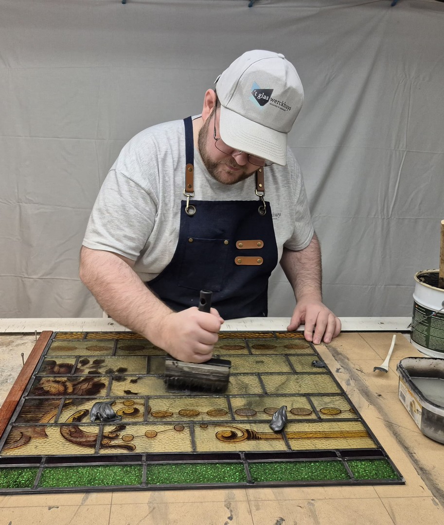 Yves Verswijvel atelier glas-in-lood