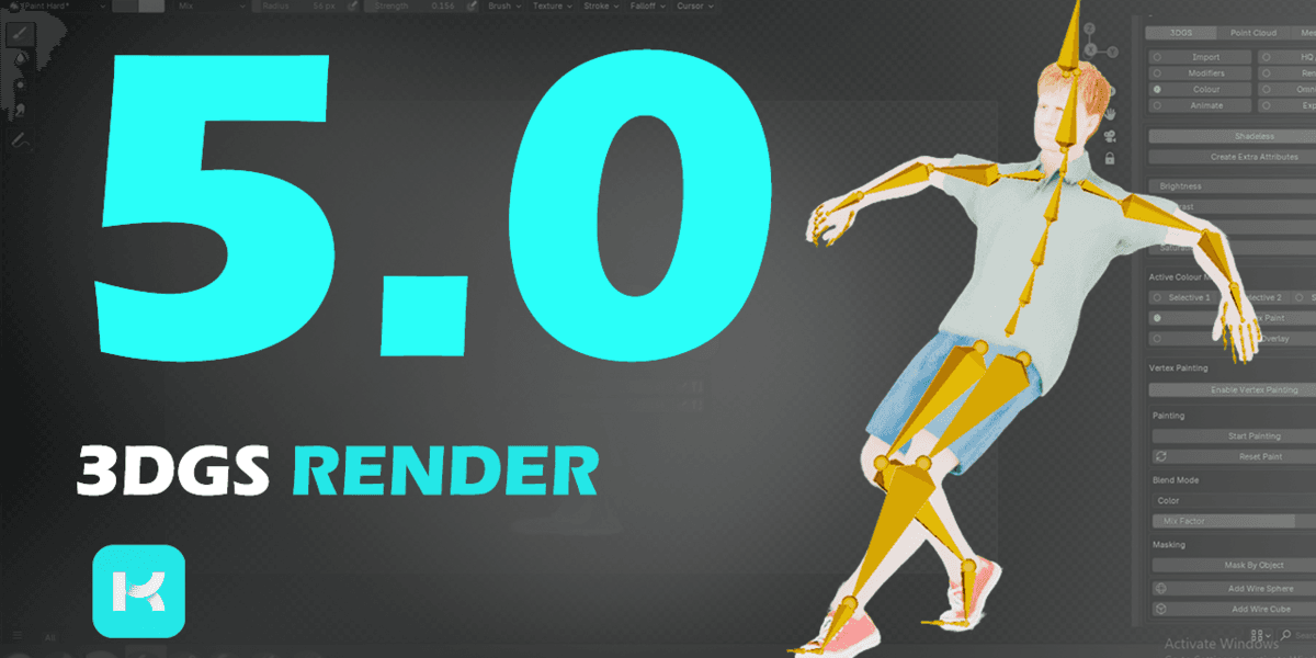 Gaussian Splatting Blender