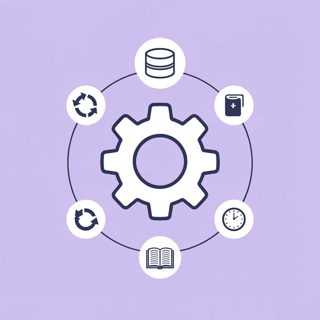 LangChain hub connecting large language models to databases, APIs, and conversation management