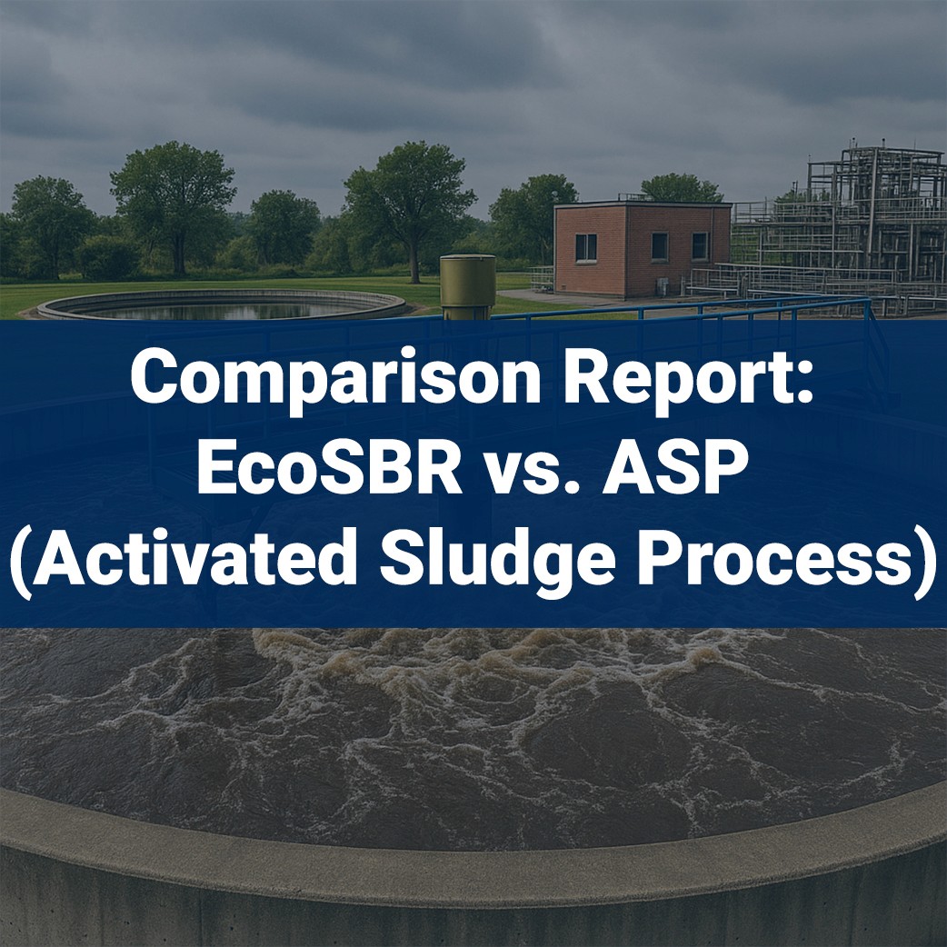 comparison report of ecosbr and activated sludge process (asp) for stp