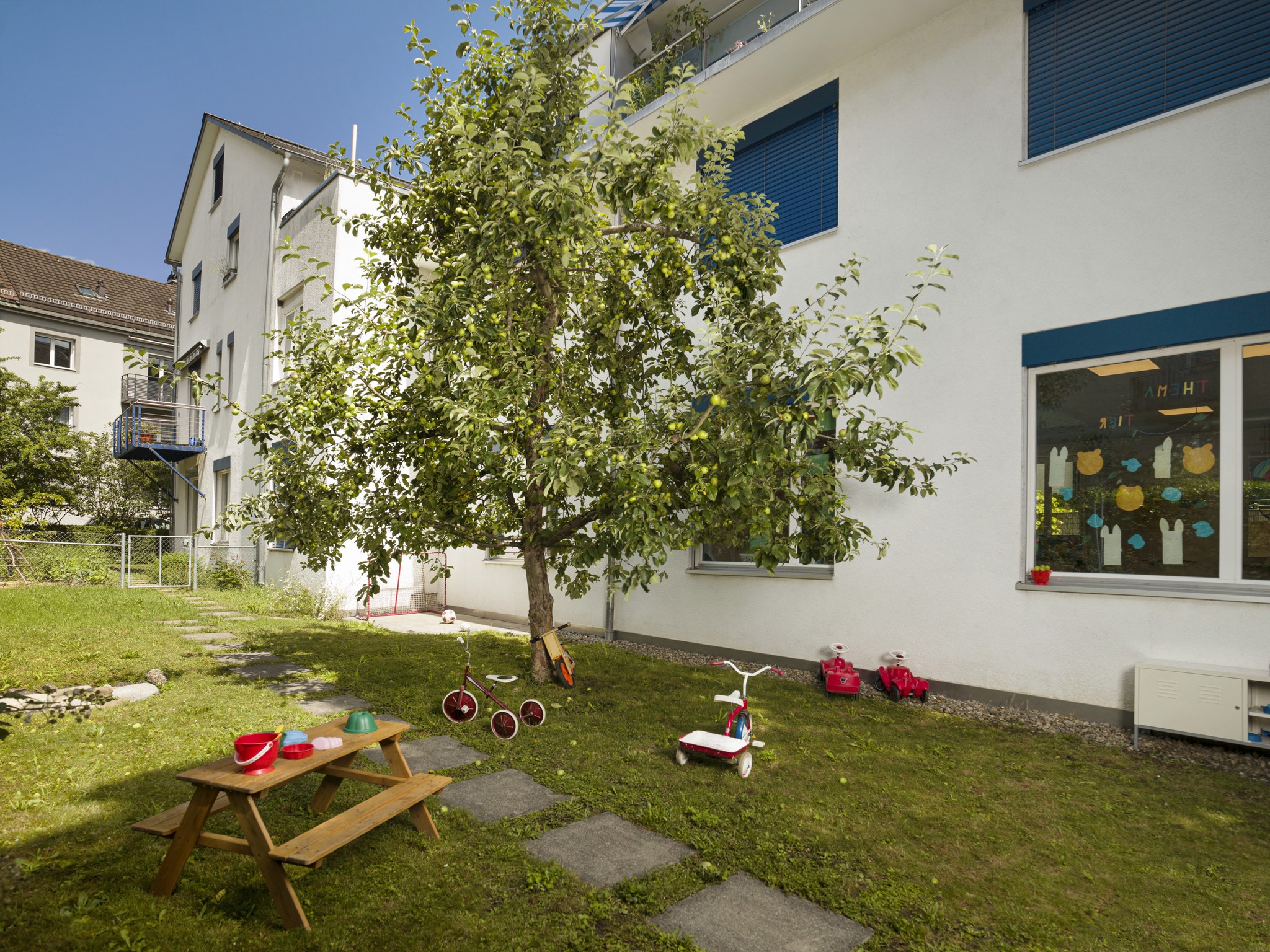 Kita Oerlikon Garten Spielplatz