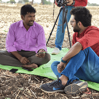 Hiten Rajgor doing field research