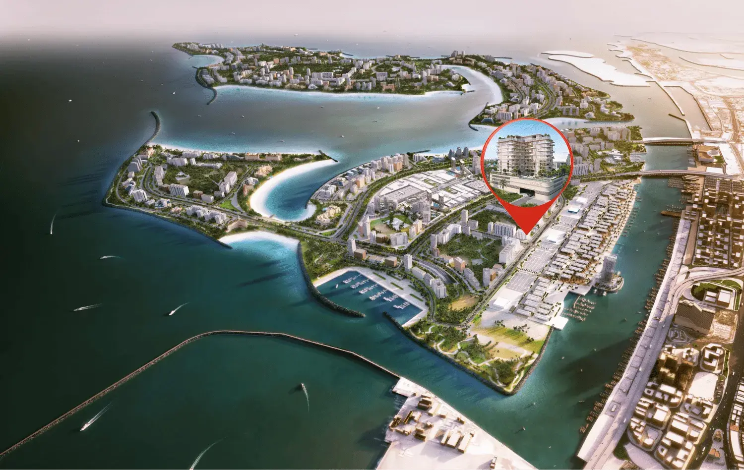 sunset bay grand location map