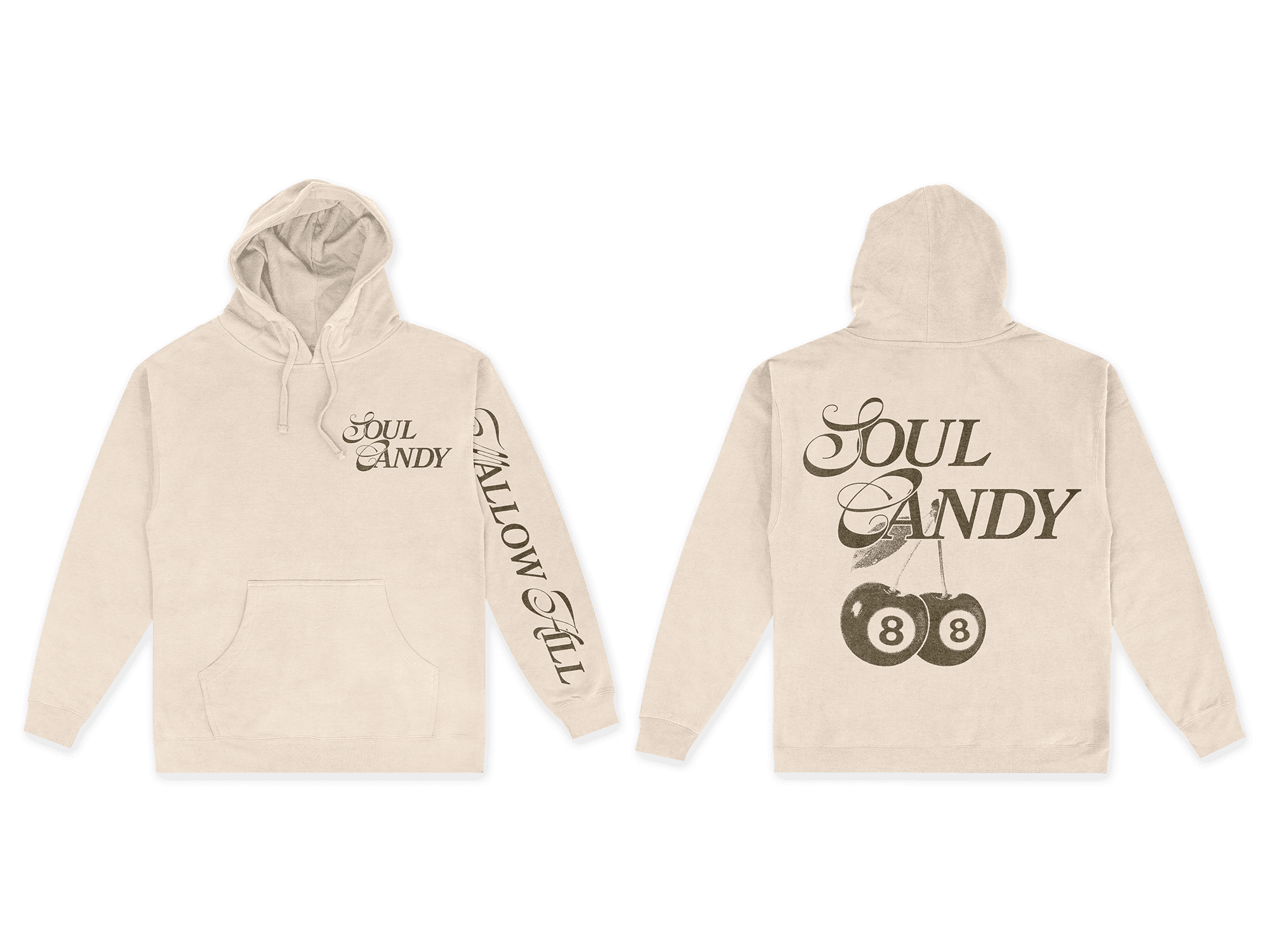 Mallow Hill Soul Candy Album Release Graphic on Sweatshirt