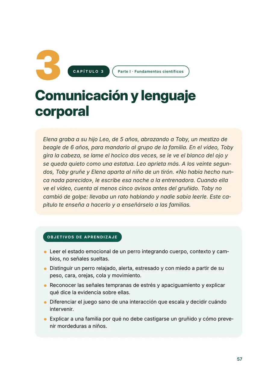 Apertura del capítulo 3: Comunicación y lenguaje corporal