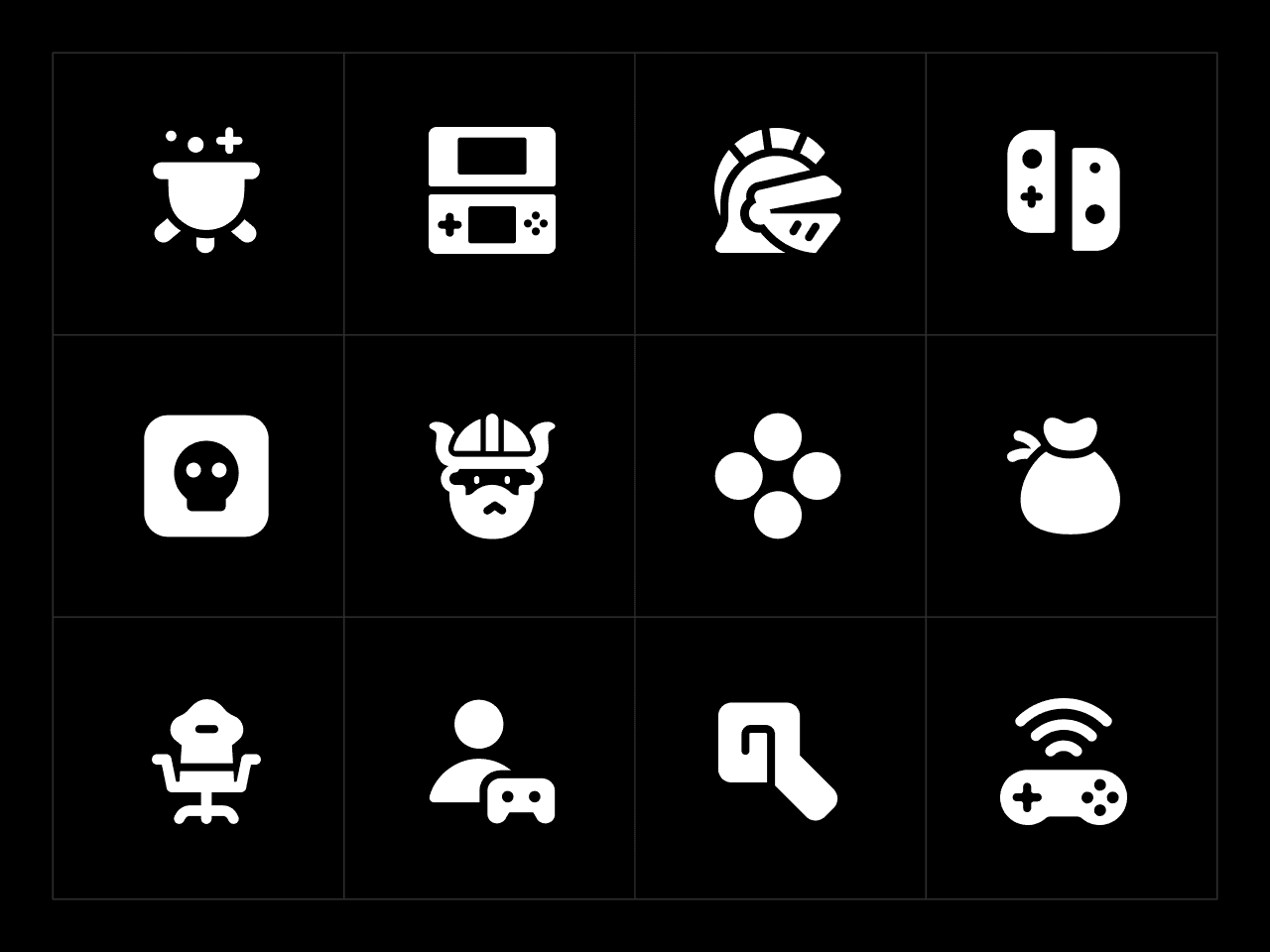 Ultimate Bold Gaming Icon Set