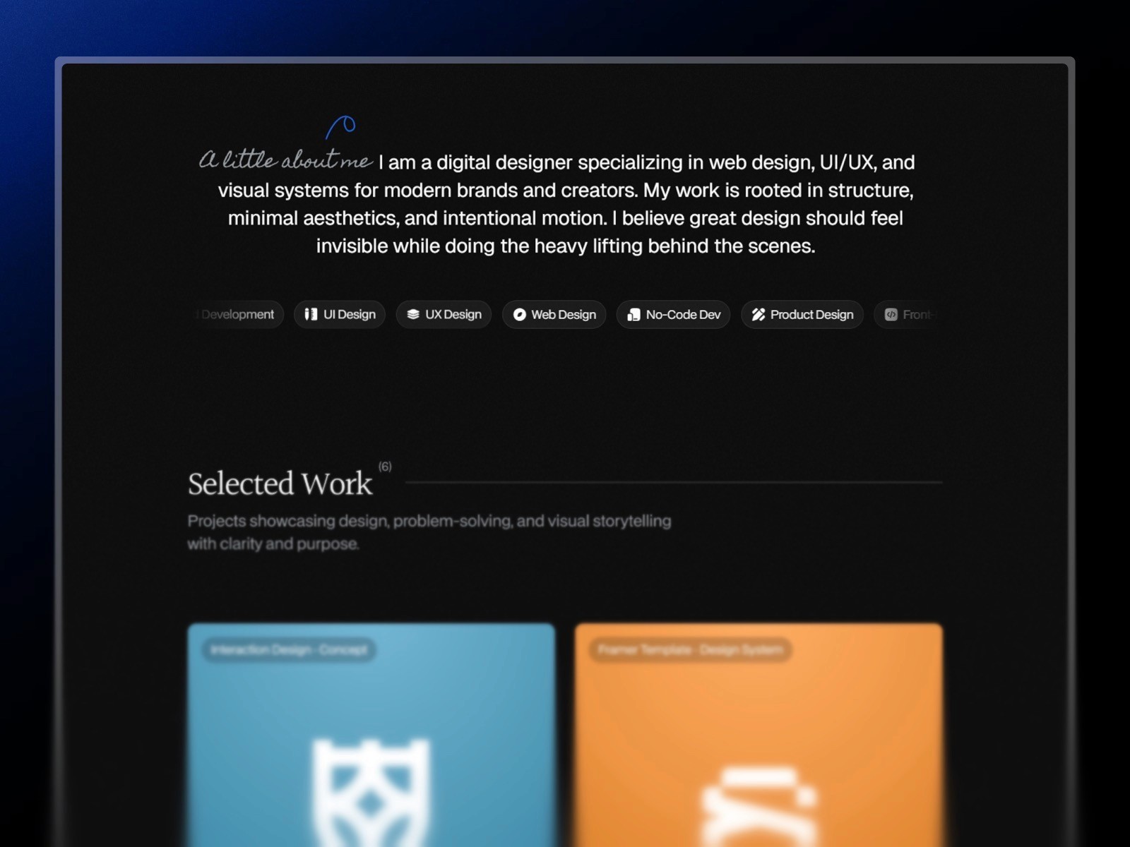 Polished — 专业动效作品集网站设计灵感