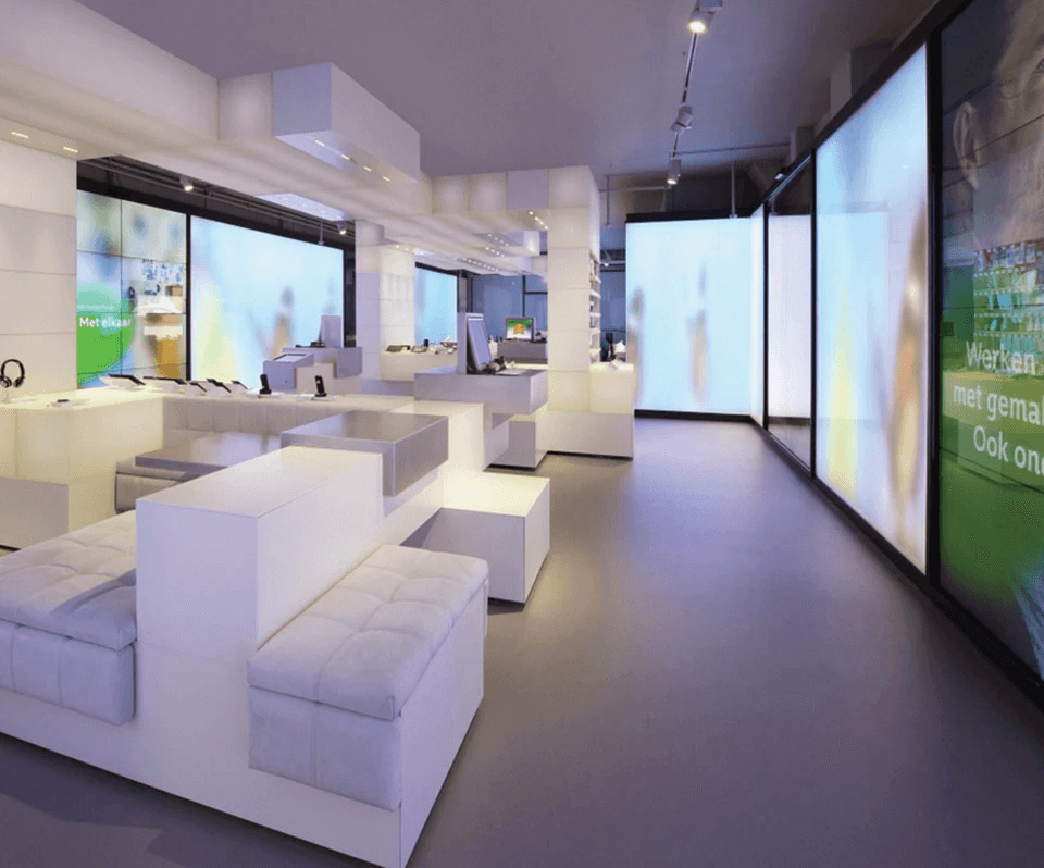 new interior of KPN store