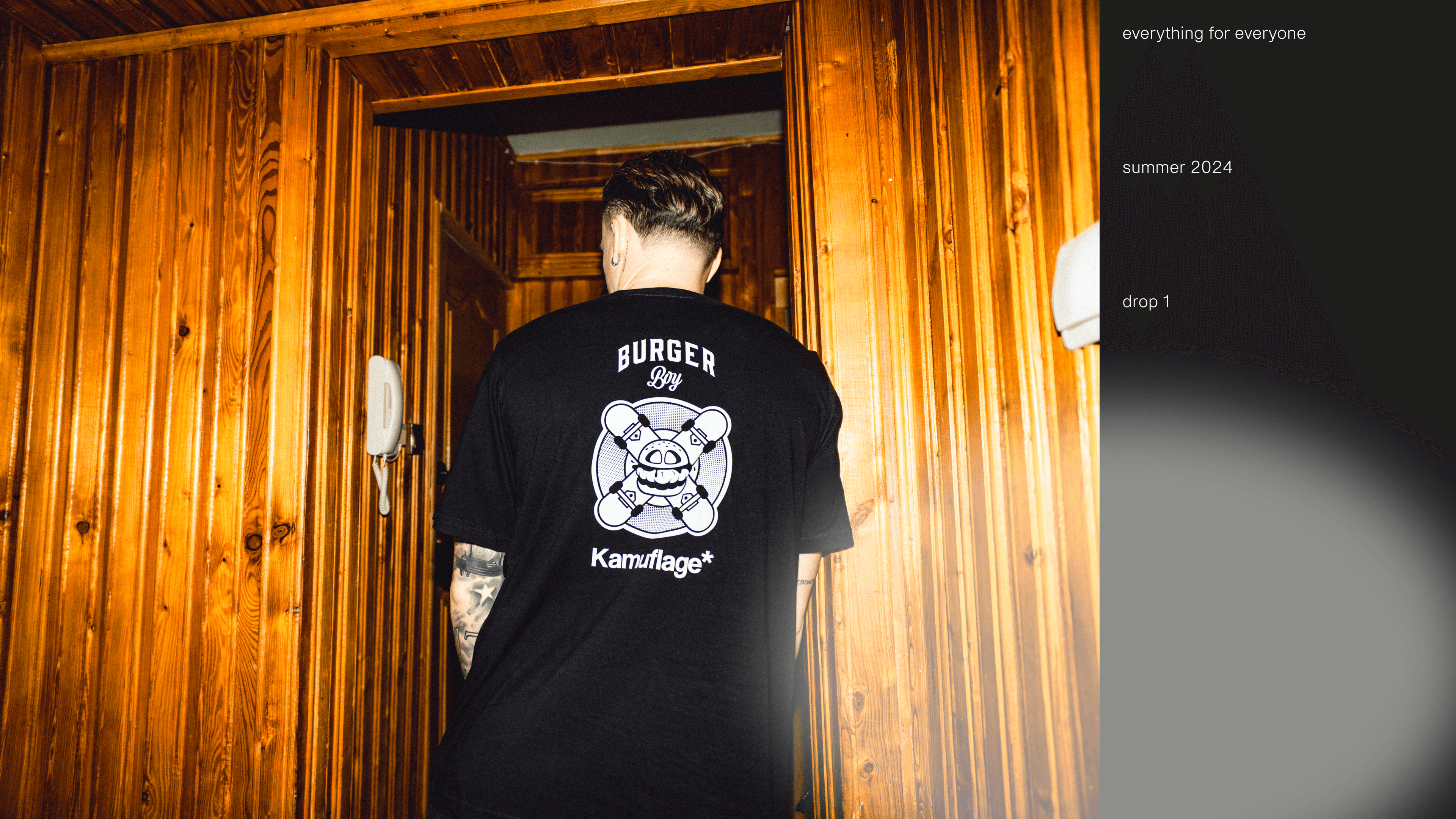 model wearing EFE t-shirt