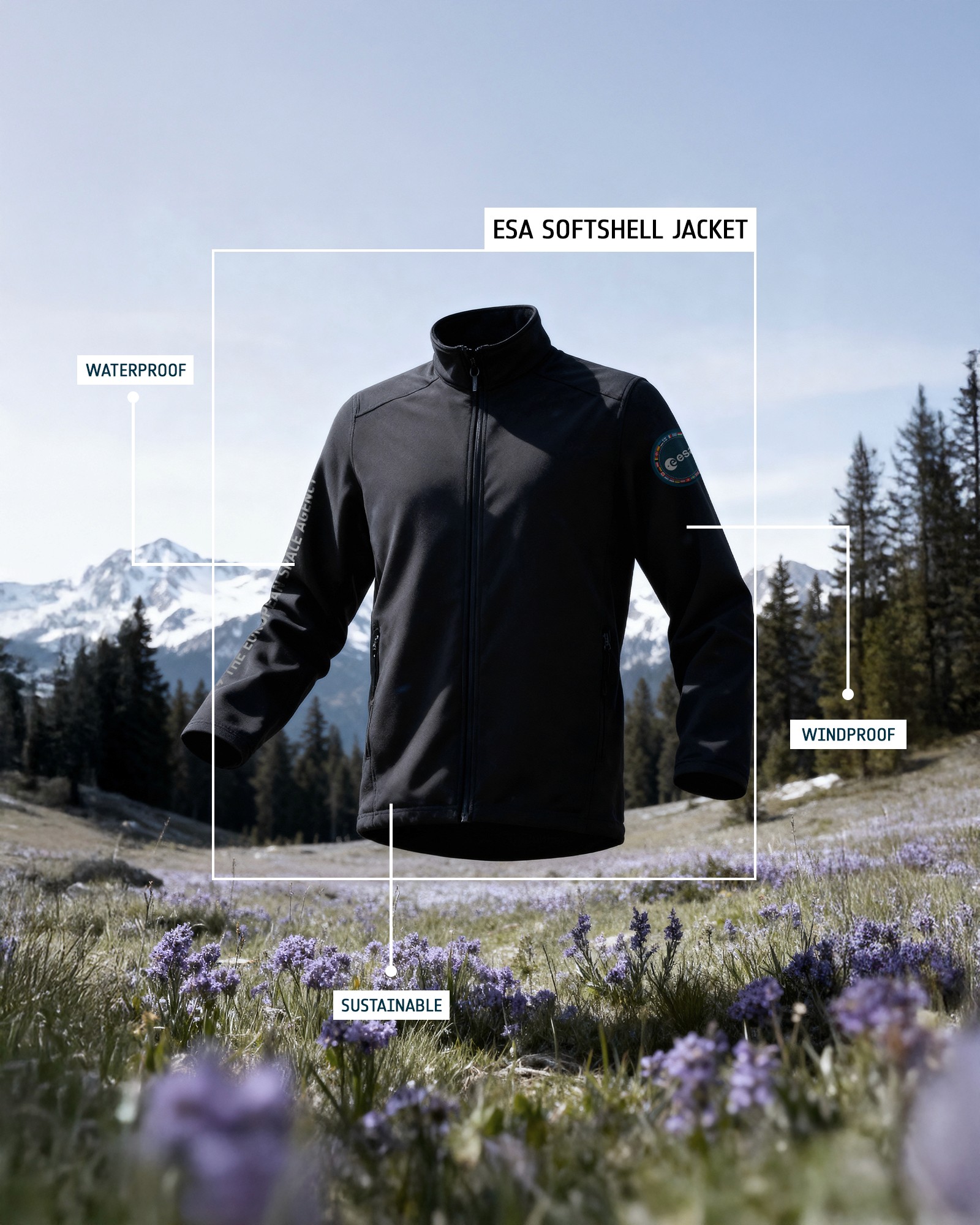  two black water bottles with bold white prints on each.