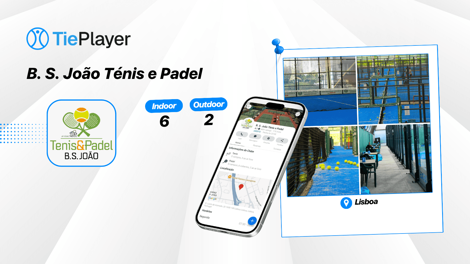 Book a padel court at B.S. João Ténis e Padel