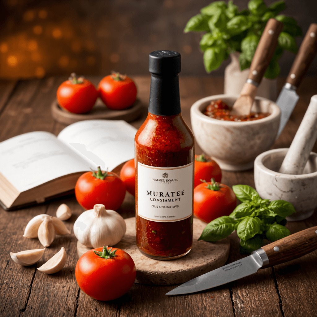 product photography of Gourmet Food Condiment