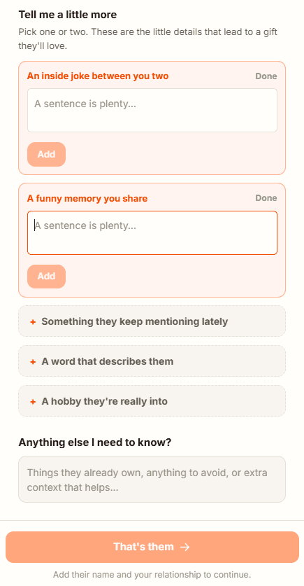 Interface screenshot from the Knack AI case study