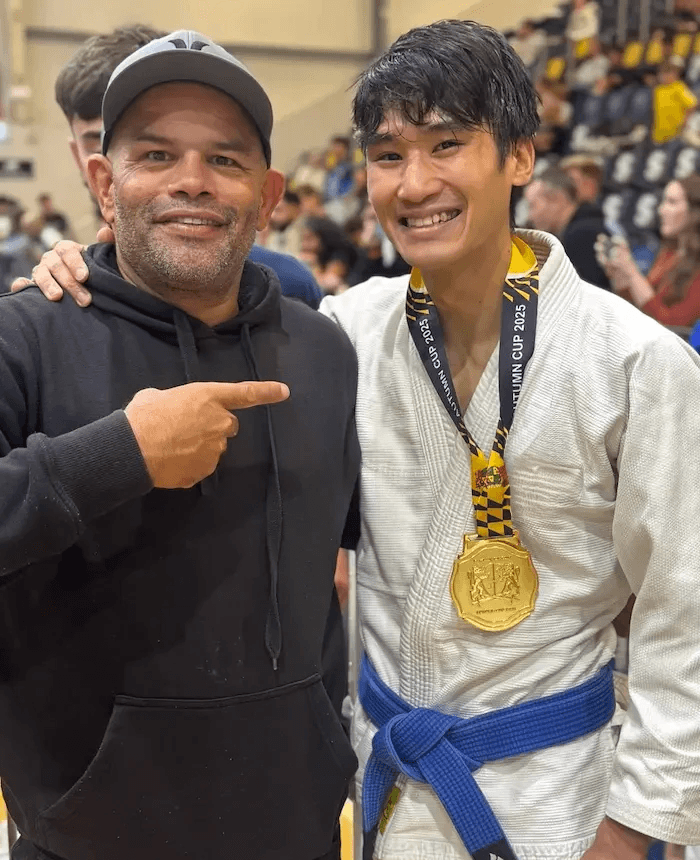 Jiu Jitsu Competition, two competitors.