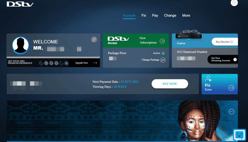 Dstv self service in Kenya