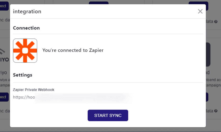 Quizify Zapier popup